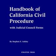 Cover of: Handbook of California Civil Procedure with Judicial Council Forms