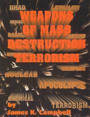 Cover of: Weapons of Mass Destruction Terrorism