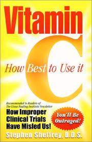 Cover of: Vitamin C  by Stephen Sheffrey