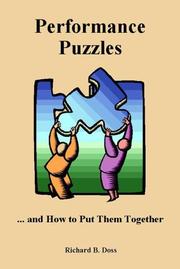 Cover of: Performance Puzzles... and how to put them together