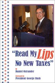 Cover of: Read My Lips: No New Taxes