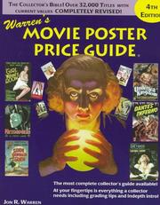 Cover of: Warren's Movie Poster Price Guide: Movie Poster