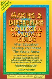 Cover of: Making a Difference: College and Graduate Guide
