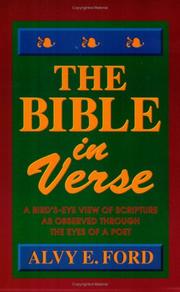 The Bible in Verse by Alvy E. Ford