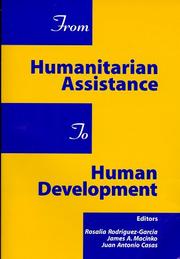 Cover of: From Humanitarian Assistance to Human Development