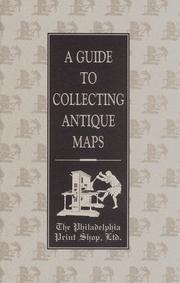 Cover of: A Guide To Collecting Antique Maps by Christopher W. Lane, Donald H. Cresswell