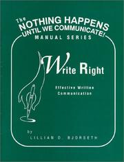 Cover of: Write Right