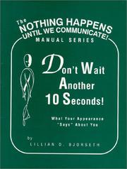 Cover of: Don't Wait Another 10 Seconds