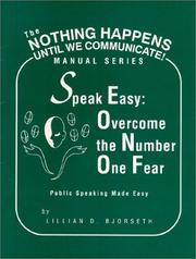 Cover of: Speak Easy : Overcome the Number One Fear