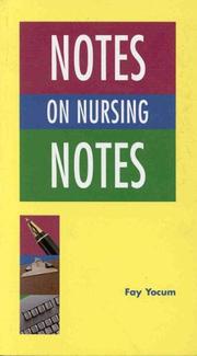 Cover of: Notes on Nursing Notes