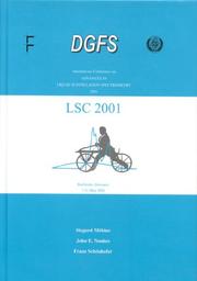 Lsc 2001, Advances in Liquid Scintillation Spectrometry by Germany) Lsc 200 (2001 Karlsruhe