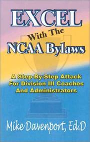 Cover of: Excel with the NCAA Bylaws by Mike Davenport