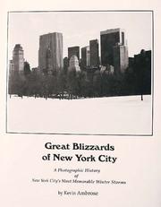 Cover of: Great Blizzards of New York City by Kevin Ambrose