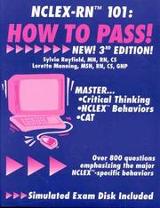 Cover of: NCLEX-RN 101: How to Pass! (With Diskette for Windows)