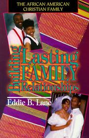 Cover of: The African American Christian Family by Eddie B. Lane