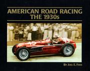 Cover of: American Road Racing-the 1930s
