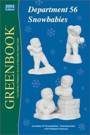 Cover of: Greenbook Guide to Department 56 Snowbabies: 2002 Edition