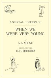 Cover of: When We Were Very Young (Winnie the Pooh) by A. A. Milne