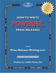 Cover of: How to Write Powerful Press Releases