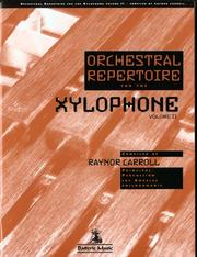 Cover of: Orchestral Repertoire for the Xylophone