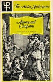 Cover of: Antony and Cleopatra by M. R. Ridley