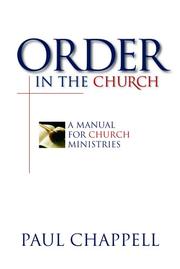 Cover of: Order in the Church