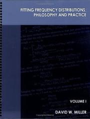 Cover of: Fitting Frequency Distributions: Philosophy and Practice, Set