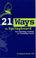 Cover of: 21 Ways to Springboard Your Speaking, Training & Consulting Career