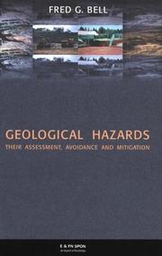 Geological hazards by F. G. Bell