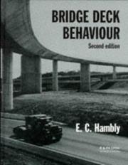 Cover of: Bridge Deck Behaviour by E C Hambly, E C Hambly