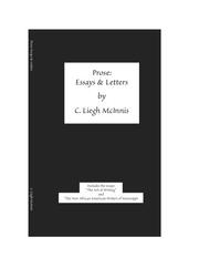 Cover of: Prose by C. Liegh McInnis, C. Liegh McInnis