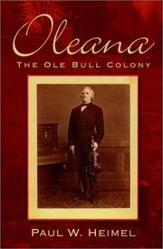 Cover of: Oleana: The Ole Bull Colony