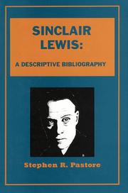 Cover of: Sinclair Lewis: A Descriptive Bibliography