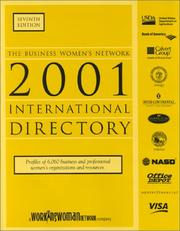Cover of Business Women's Network 2001 International Directory by business women's network,workingwoman network