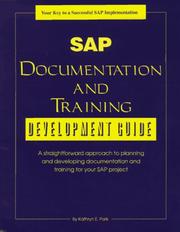 Cover of: SAP Documentation and Training Development Guide