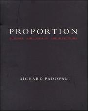 Cover of: Proportion by Richard Padovan