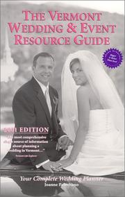 Cover of: The 2001 Vermont Wedding & Event Resource Guide