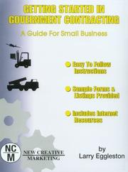 Cover of: Getting Started in Government Contracting