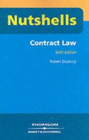 Cover of: Contract Law (Nutshell)