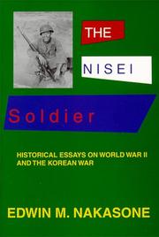 Cover of: The Nisei Soldier  by Edwin M. Nakasone