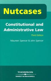 Cover of: Constitutional and Administrative Law (Nutcases)