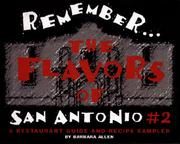 Cover of: Remember the Flavors of San Antonio # 2