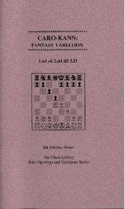 Cover of: Caro-Kann: Fantasy Variation