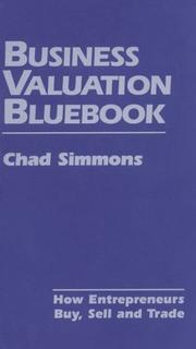 Cover of: Business Valuation Bluebook, How Entrepreneurs Buy, Sell and Trade