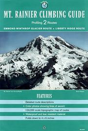 Cover of: Mt. Rainier Climbing Guide SM20100