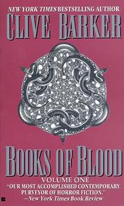 Cover of: Books of Blood, Vol. 1 by Clive Barker