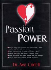 Cover of: Passion Power by Ava Cadell