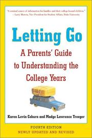 Cover of: Letting go by Karen Levin Coburn
