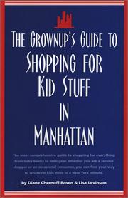Cover of: The Grownup's Guide to Shopping for Kid Stuff in Manhattan