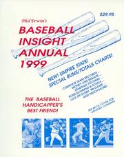 Cover of: Baseball Insight Annual 1999 by Phil Erwin